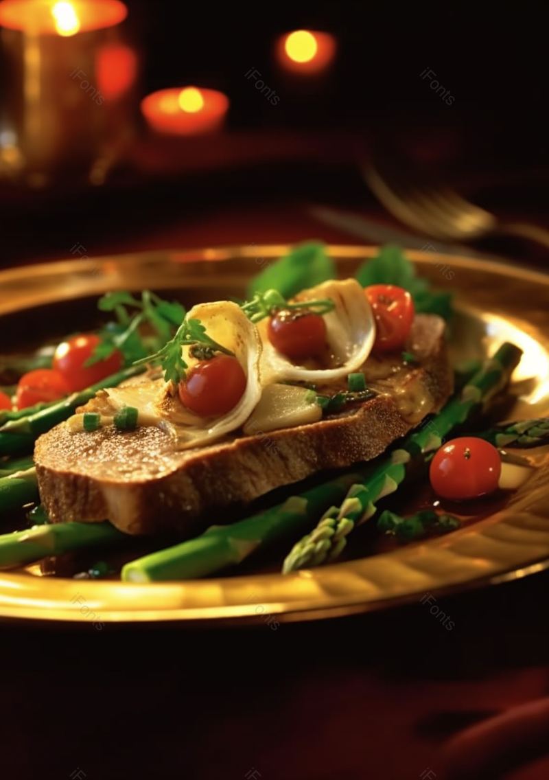 美味食品牛舌蔬菜在盘子里特写,高清,摄影图,摄影图片,图片大全,摄影图免费下载